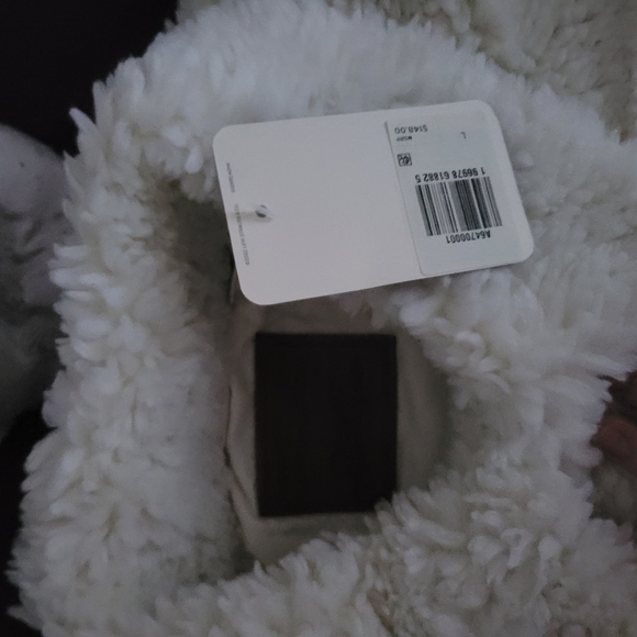 Levi's® Premium BABY BUBBLE SHERPA TRUCKER JACKET Coconut Milk - White - Picture 5 of 11